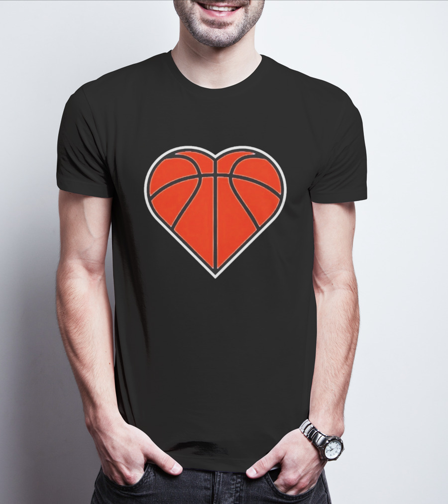New York Knicks Basketball Heart T-Shirt