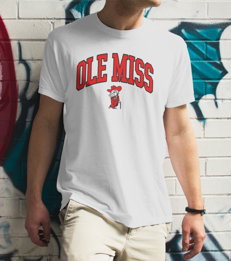 Ole Miss Rebels Colonel Reb Arch T-Shirt