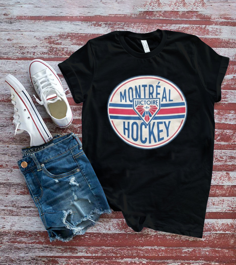 PWHL Shops Montreal Victoire Hockey Stadium Essentials Seal T-Shirt