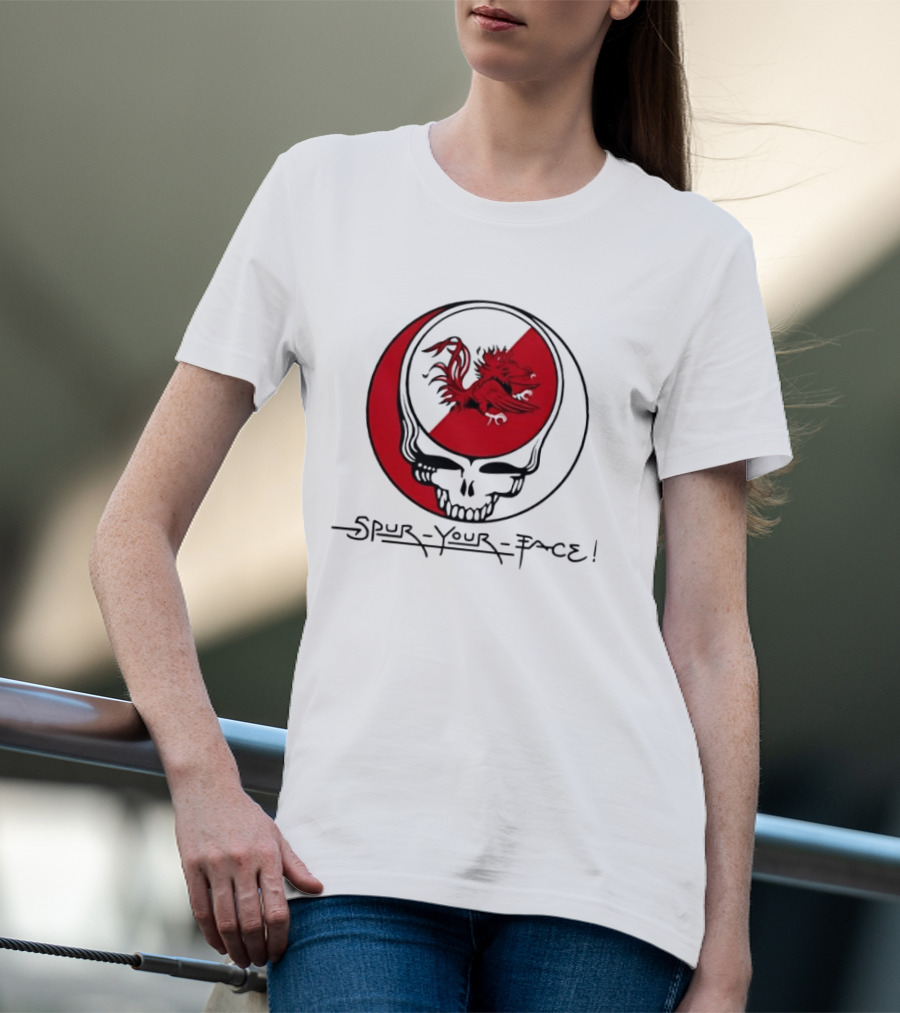 South Carolina Gamecocks Grateful Dead Spur Your Face T-Shirt