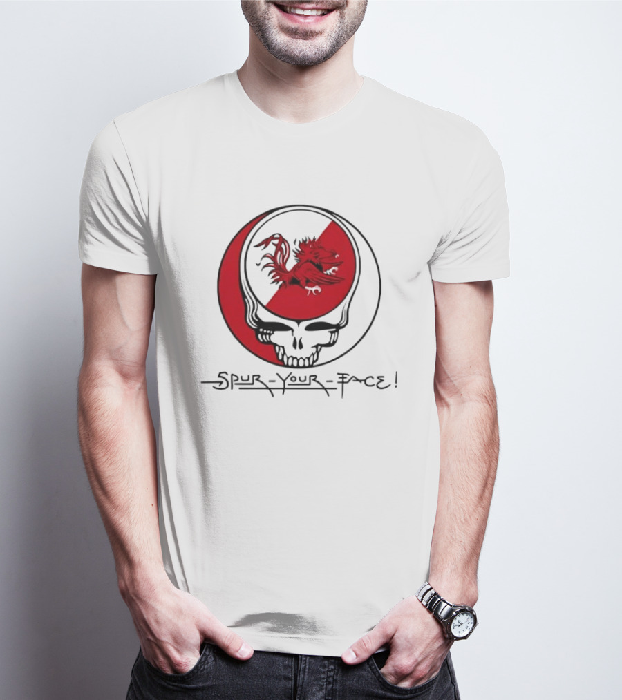South Carolina Gamecocks Grateful Dead Spur Your Face T-Shirt