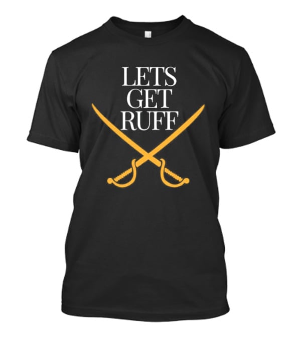 Buffalo Sabres Let's Get Ruff Crossed Sabres T-Shirt