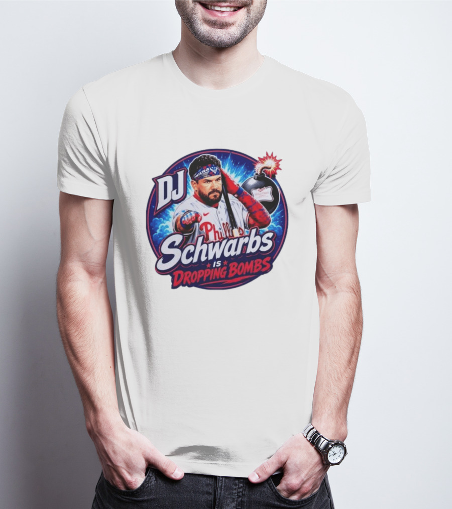 DJ Schwarbs Phillies Dropping Bombs T-Shirt