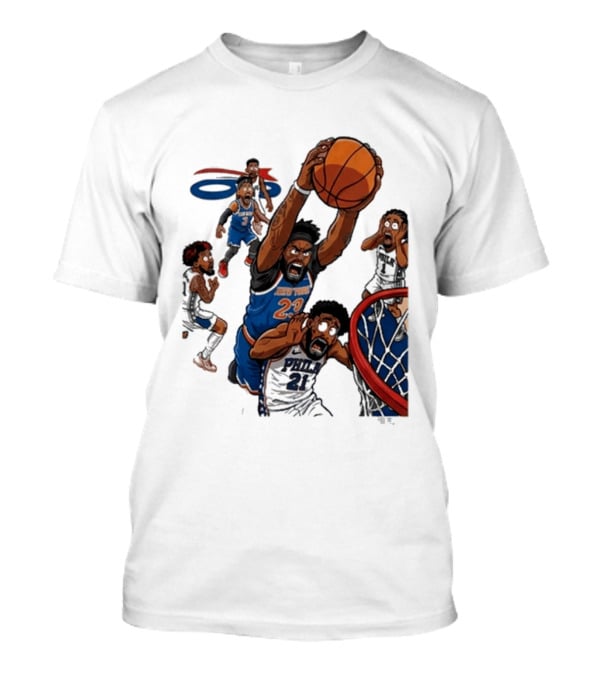 Josh Hart Monster Dunk New York Knicks Basketball Player Epic Slam T-Shirt
