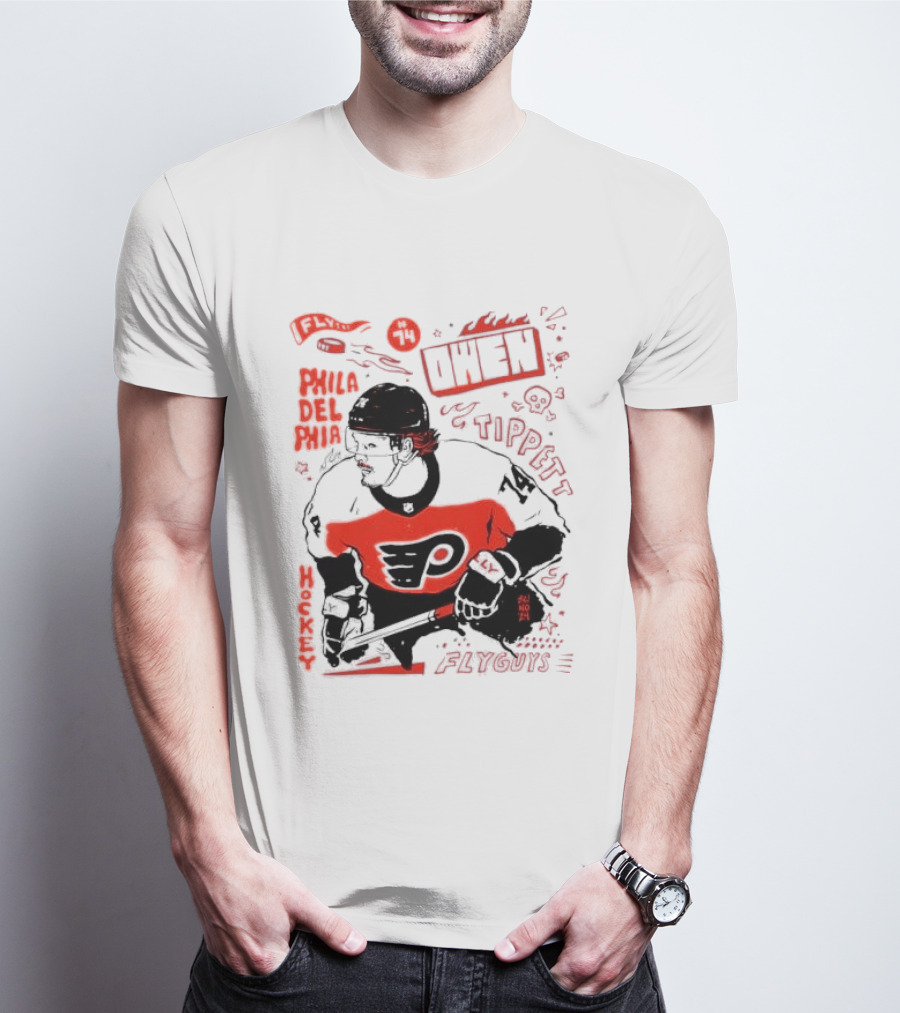 Flyguys Owen Tippett Philadelphia Flyers T-Shirt