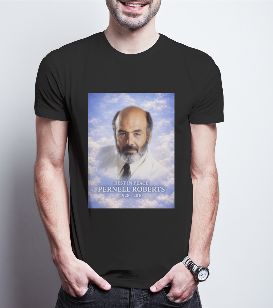 Rest In Peace Pernell Roberts 1928 2010 Memorial T-Shirt