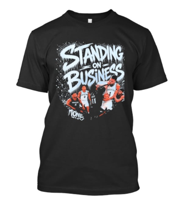 San Antonio Spurs Standing On Business Basketball Team T-Shirt