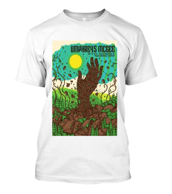 Umphrey's McGee May 22 23 Black Mountain NC Pisgah Brewing Company Tour T-Shirt