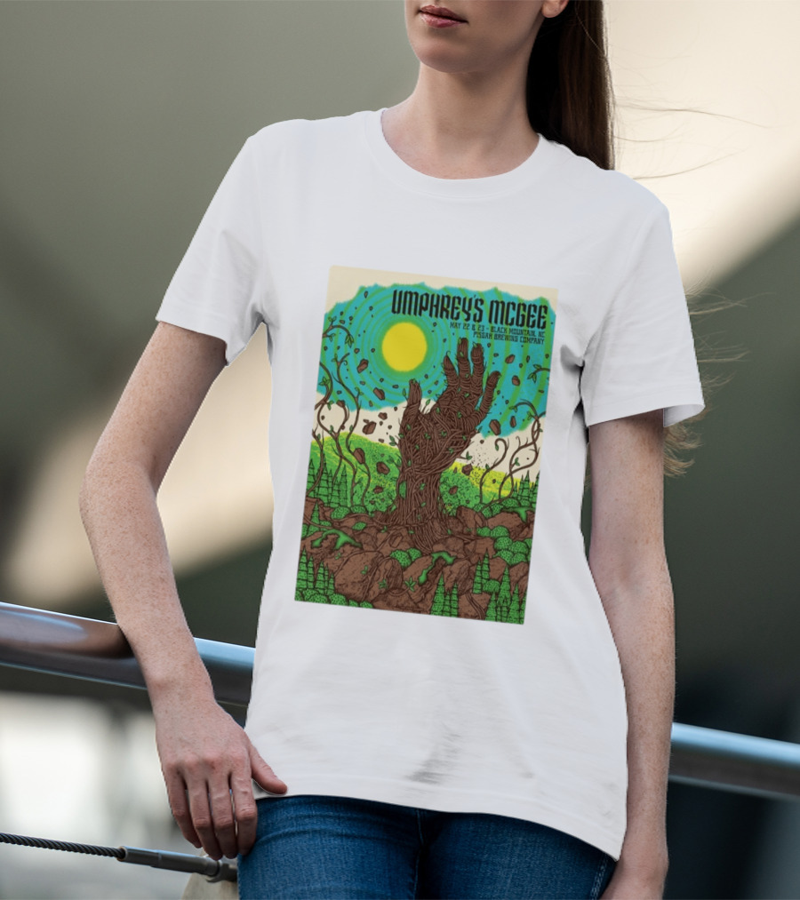 Umphrey's McGee May 22 23 Black Mountain NC Pisgah Brewing Company Tour T-Shirt