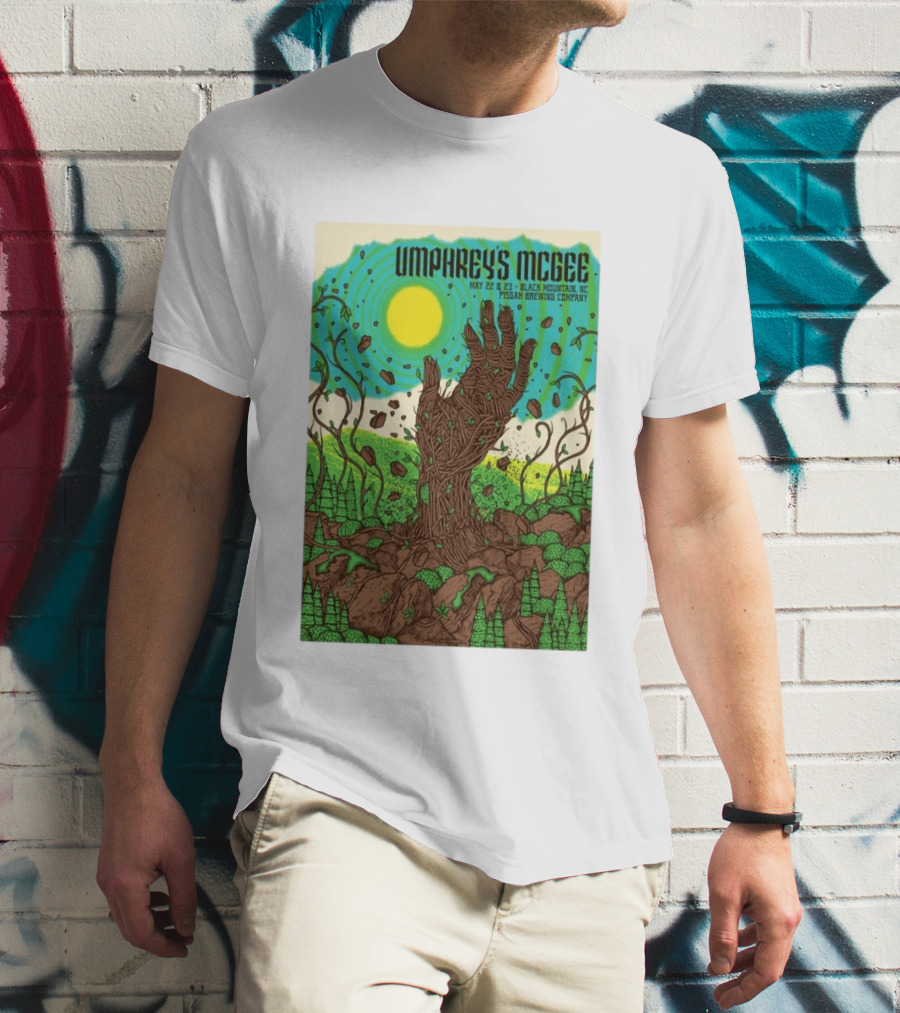 Umphrey's McGee May 22 23 Black Mountain NC Pisgah Brewing Company Tour T-Shirt