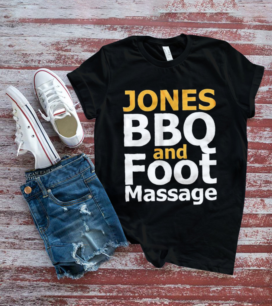 Jones BBQ And Foot Massage Viral Humor Comedy Sketch T-Shirt