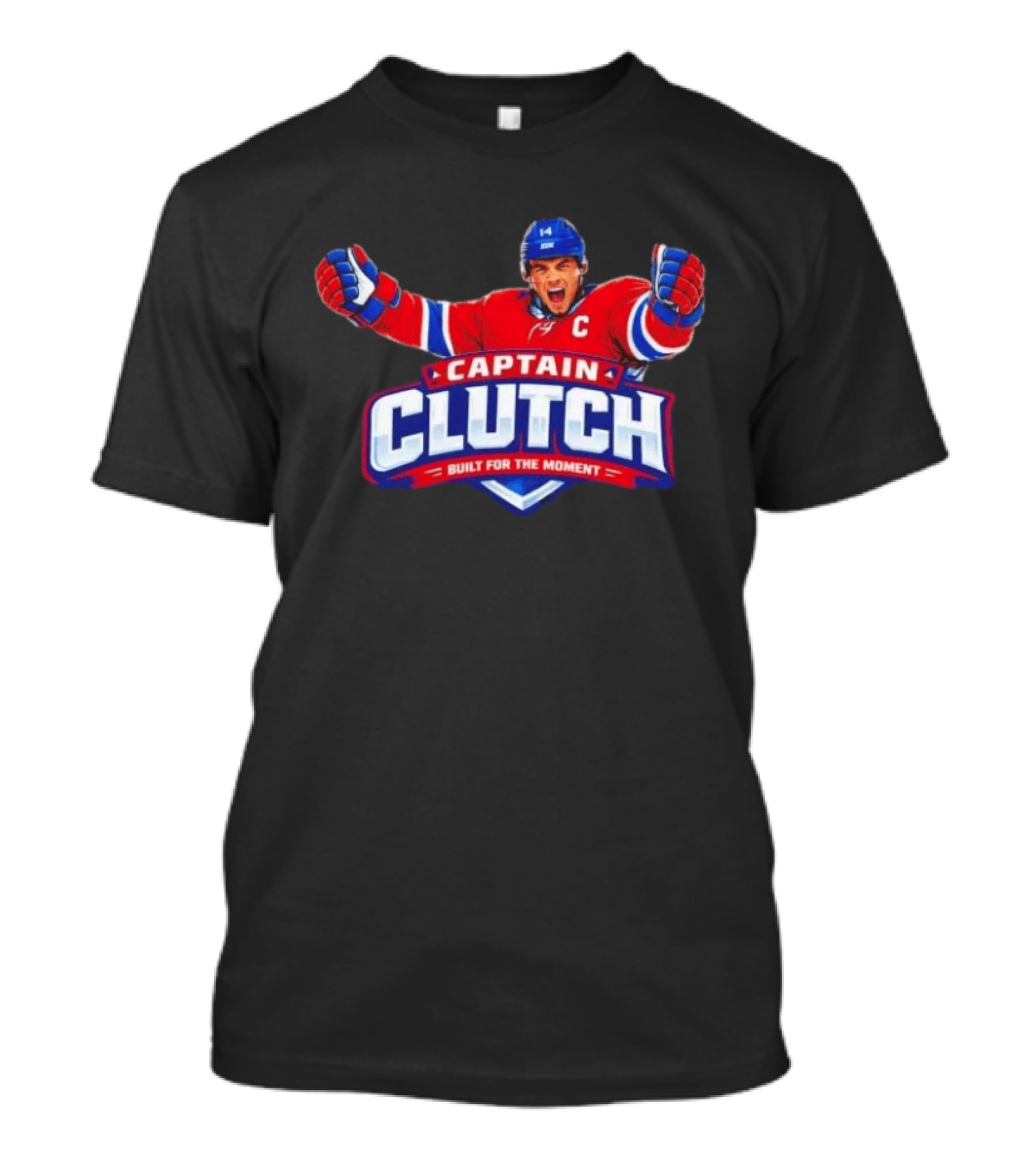 Nick Suzuki Captain Clutch Built For The Moment Montreal Canadiens T-Shirt
