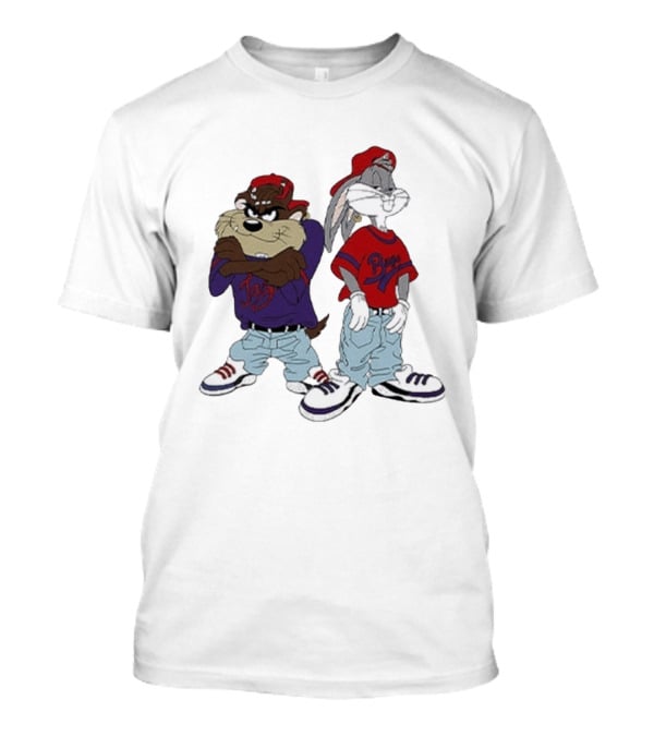 Bugs Bunny Taz Hip Hop Style Kriss Kross Outfits T-Shirt