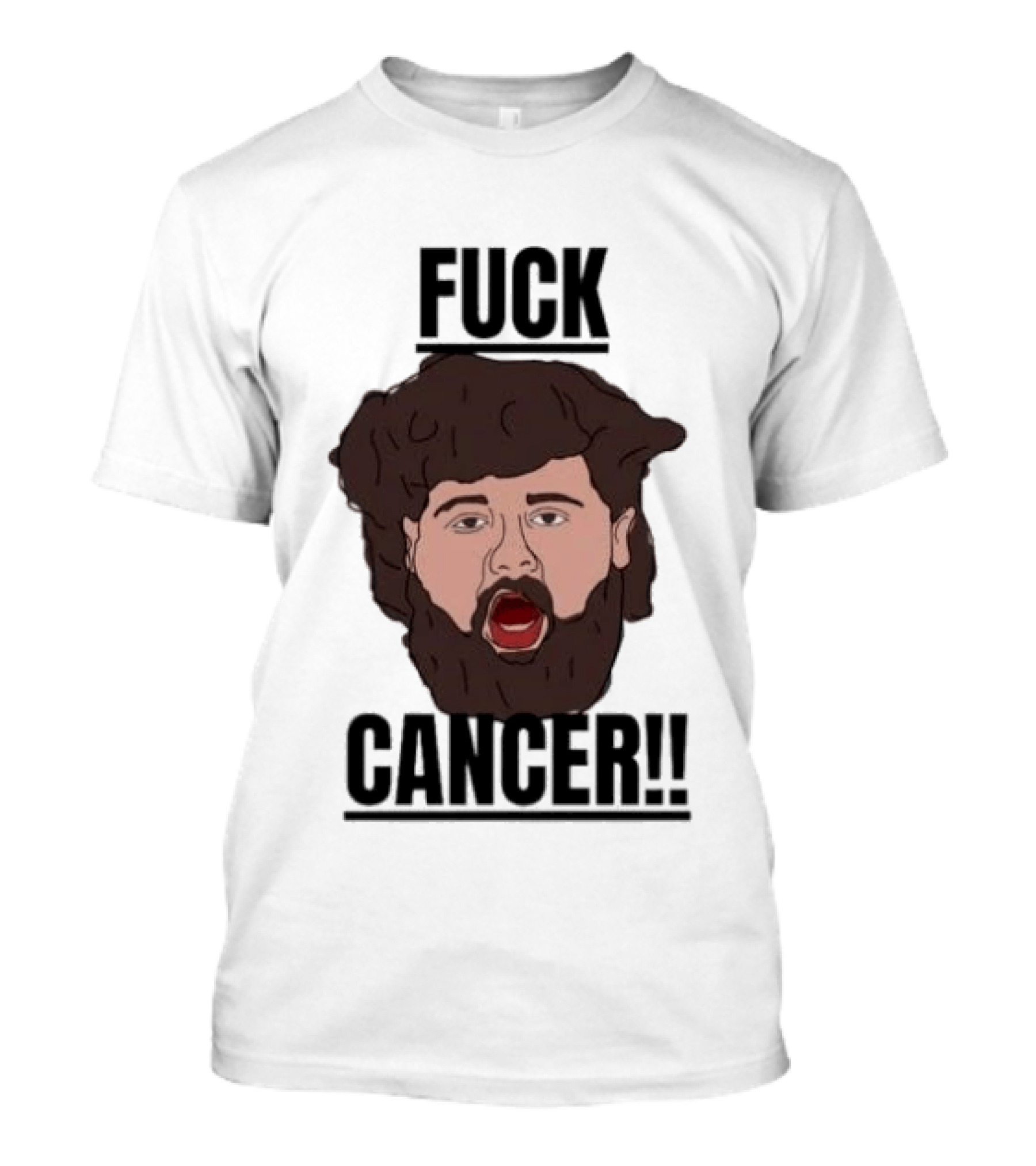 CreepCast Fuck Cancer Shout T-Shirt