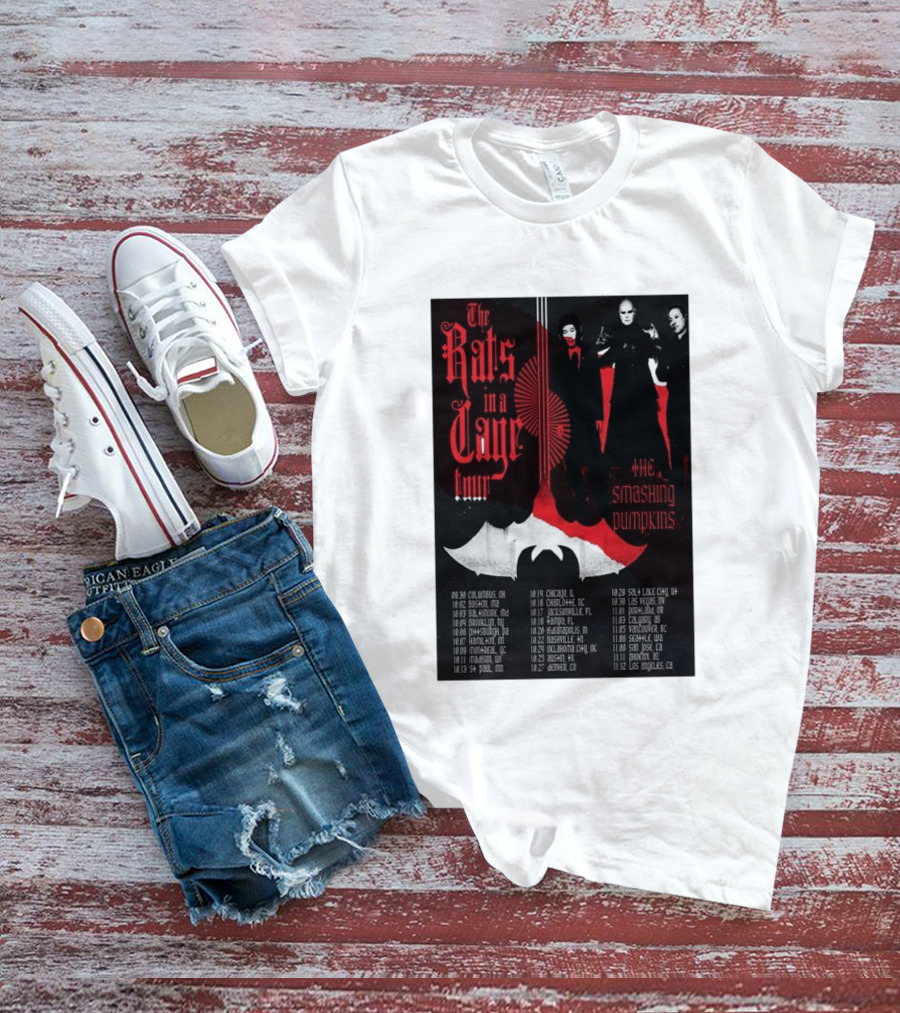 The Smashing Pumpkins Rats In A Cage Tour 2026 T-Shirt