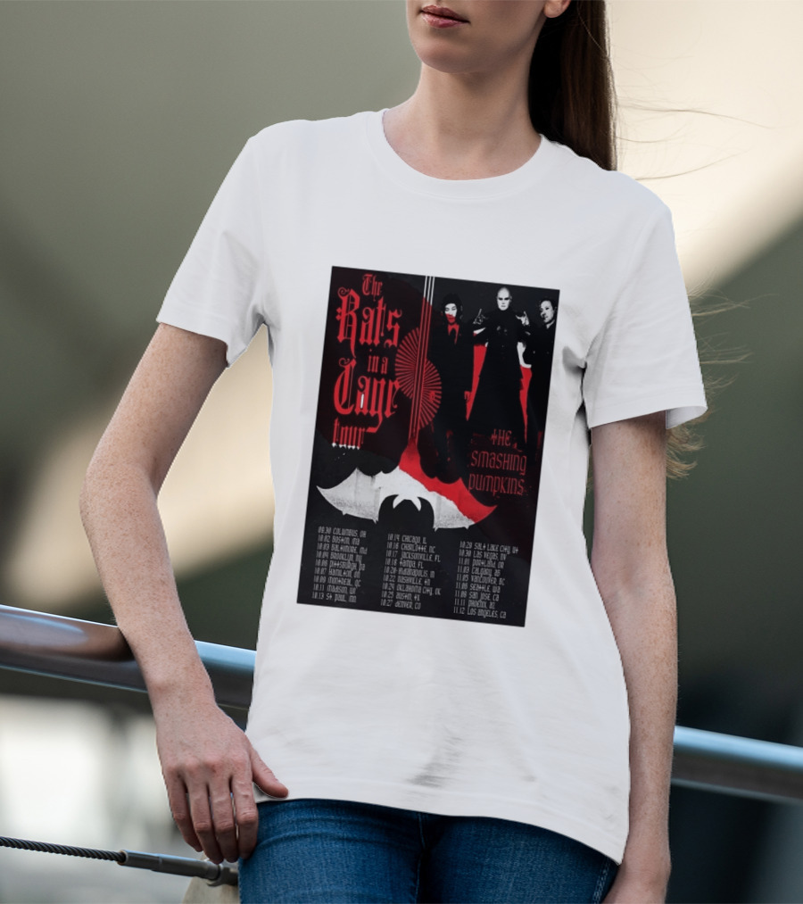 The Smashing Pumpkins Rats In A Cage Tour 2026 T-Shirt