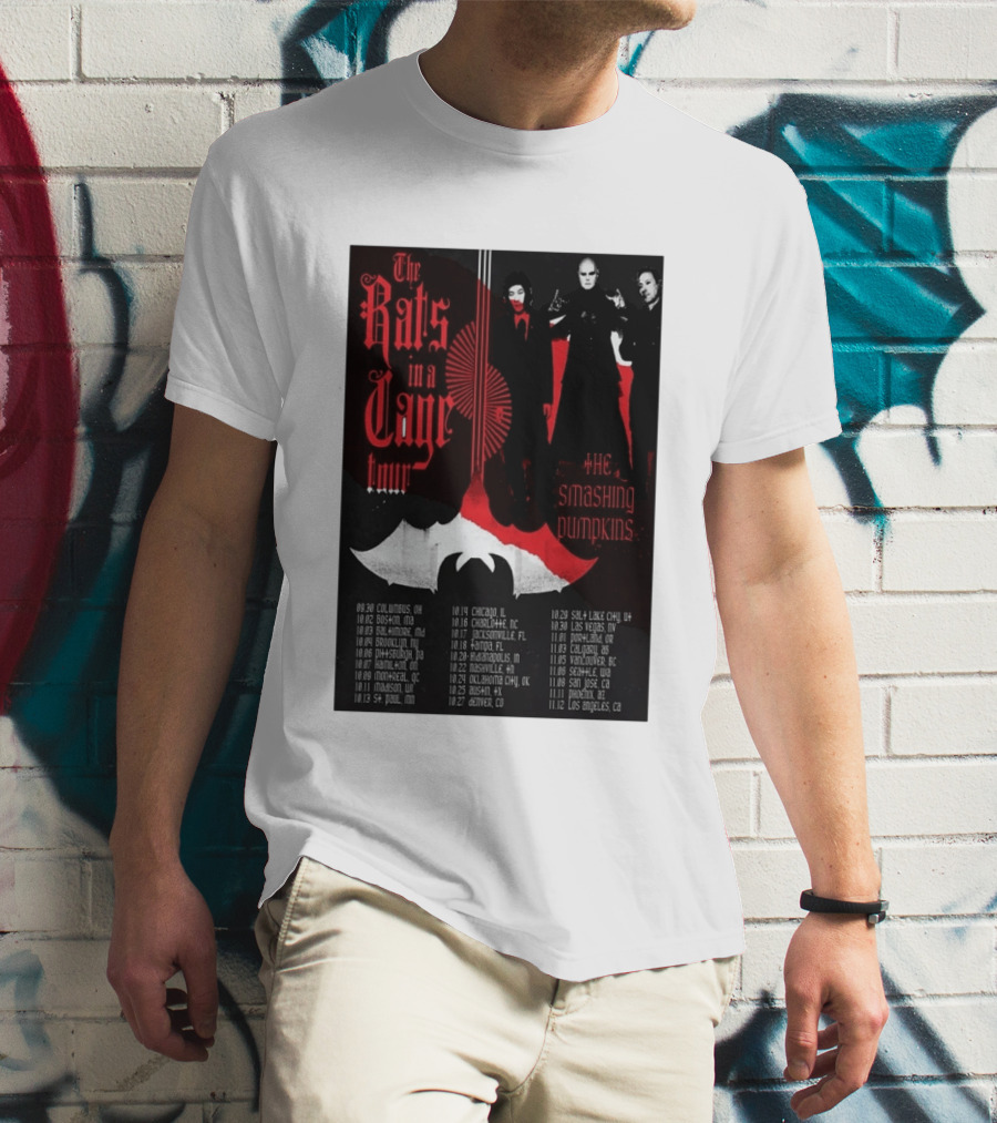 The Smashing Pumpkins Rats In A Cage Tour 2026 T-Shirt
