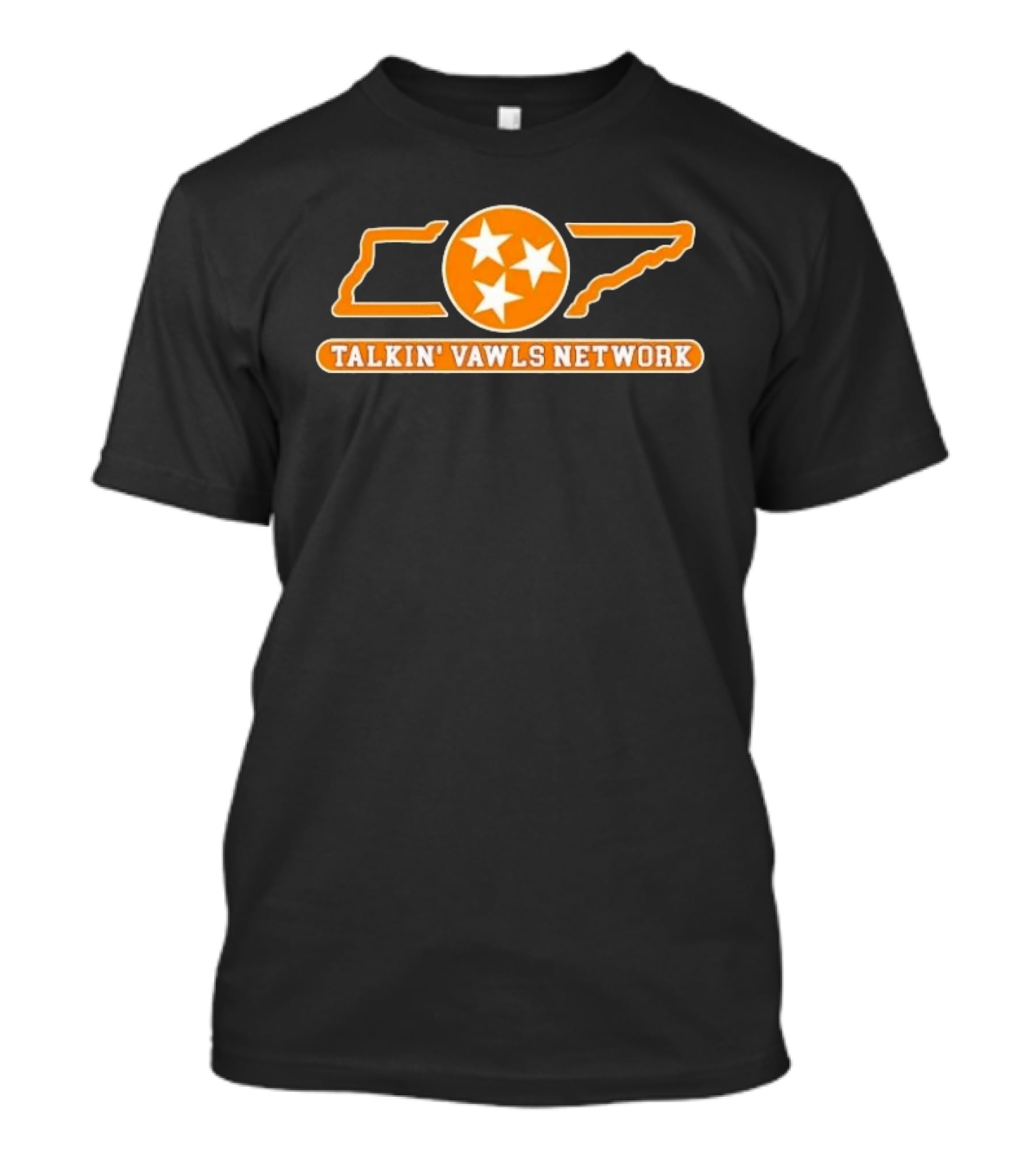 Tennessee Volunteers Talkin' Vawls Network Three Stars T-Shirt