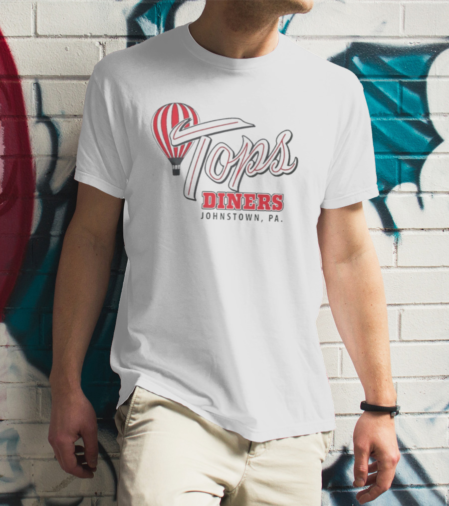 Tops Diners Hot Air Balloon Johnstown PA T-Shirt