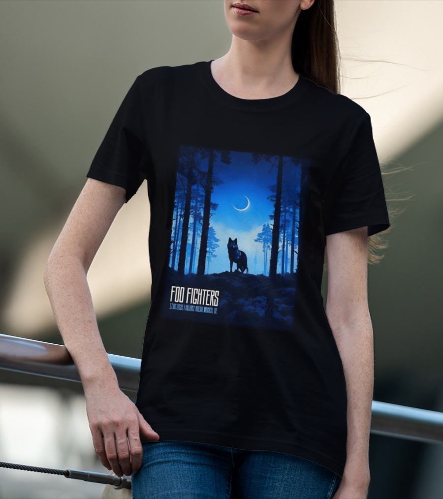 Foo Fighters 17 June 2026 Allianz Arena Munich Germany The Wolf T-Shirt