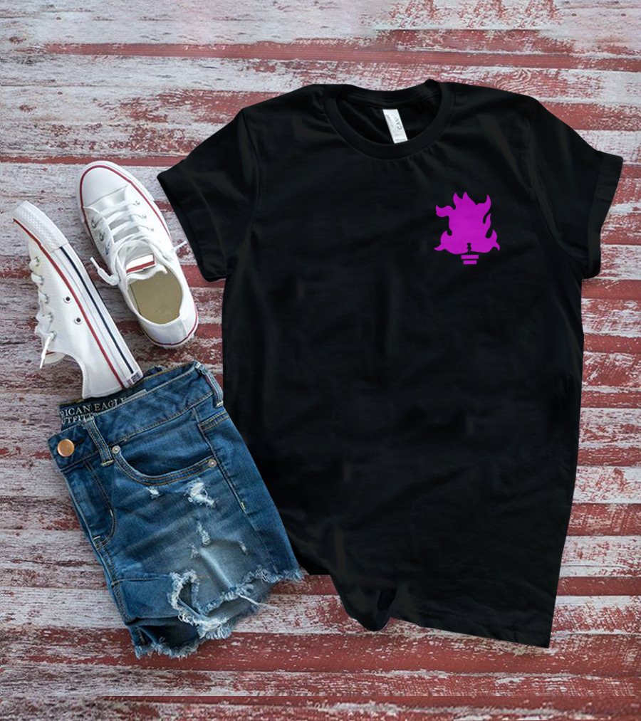 Lil Grian Purple Torch Flame Pixel T-Shirt