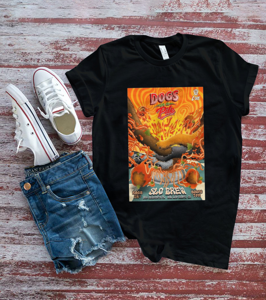 Dogs In A Pile SLO Brew San Luis Obispo June 12 2026 Live Event T-Shirt