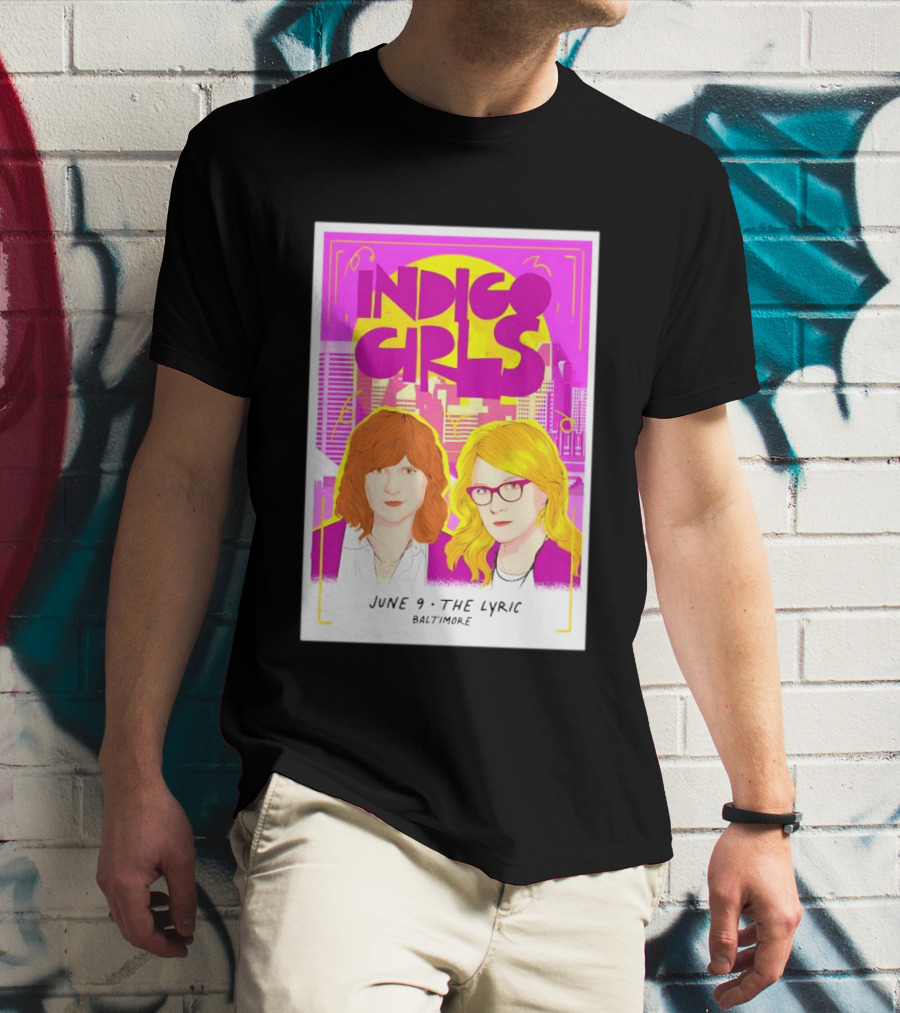 Indigo Girls June 9 The Lyric Baltimore Concert T-Shirt