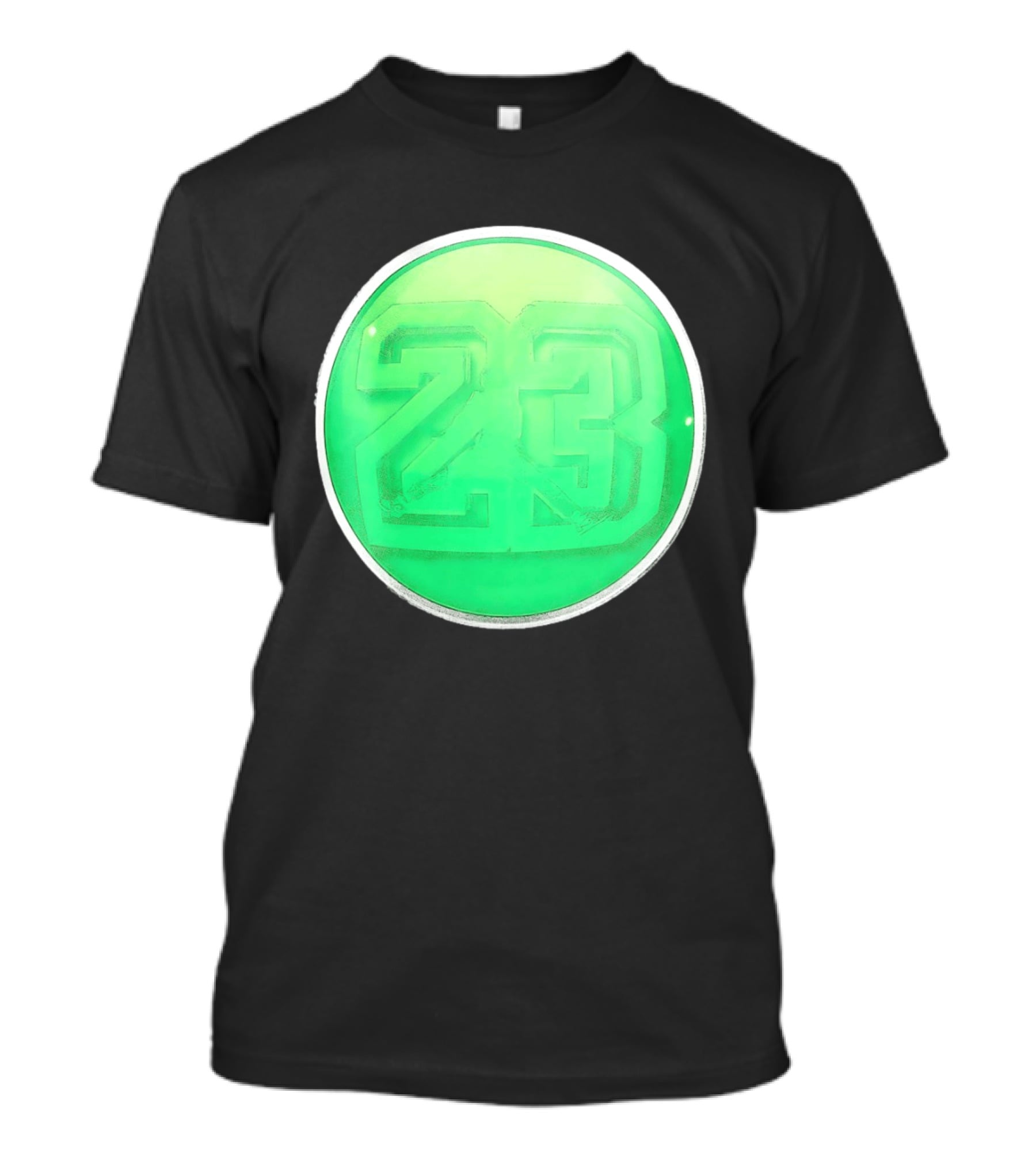 Michael Jordan 23 Green Basketball T-Shirt