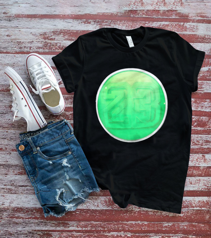 Michael Jordan 23 Green Basketball T-Shirt