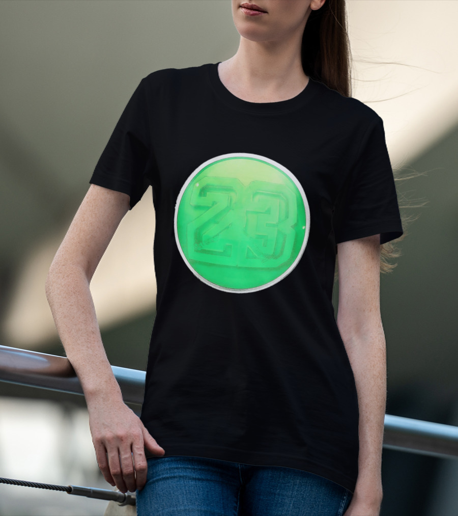 Michael Jordan 23 Green Basketball T-Shirt