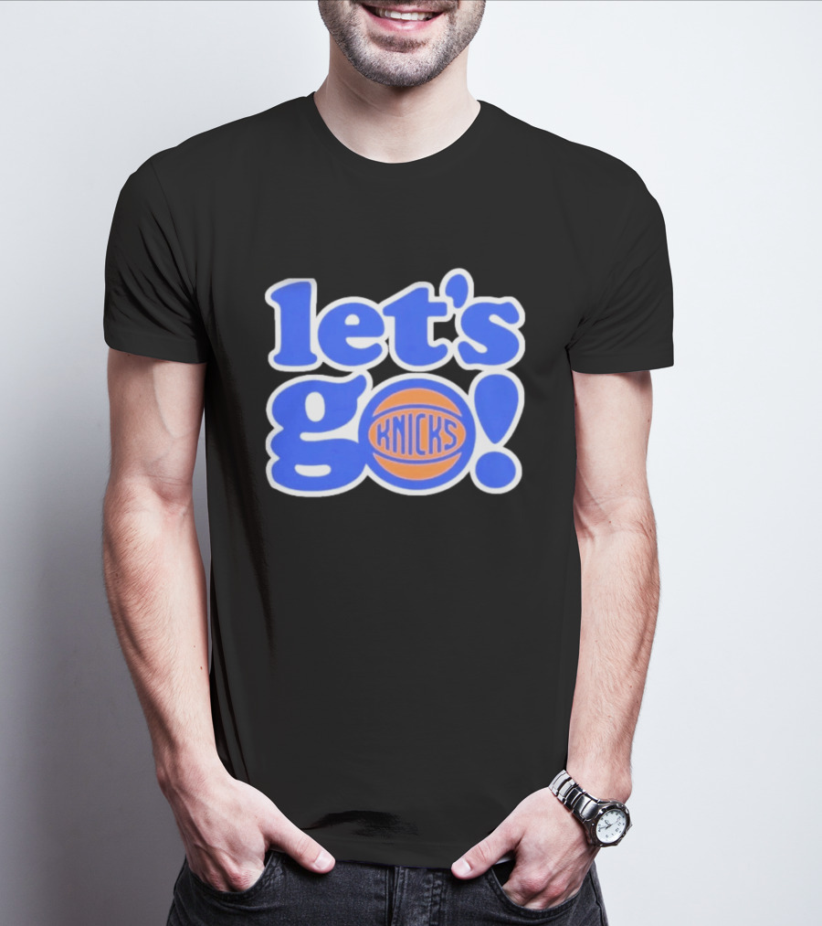 New York Knicks Let's Go NBA 2026 Celebration T-Shirt
