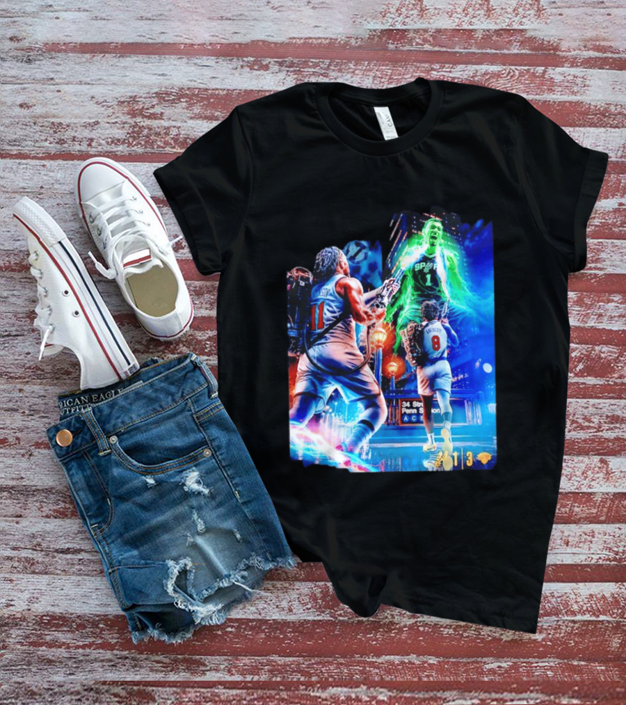 OG Anunoby 33 PTS 4 REB 7 3PM Knicks Comeback Vs Spurs At 34 Street Penn Station T-Shirt
