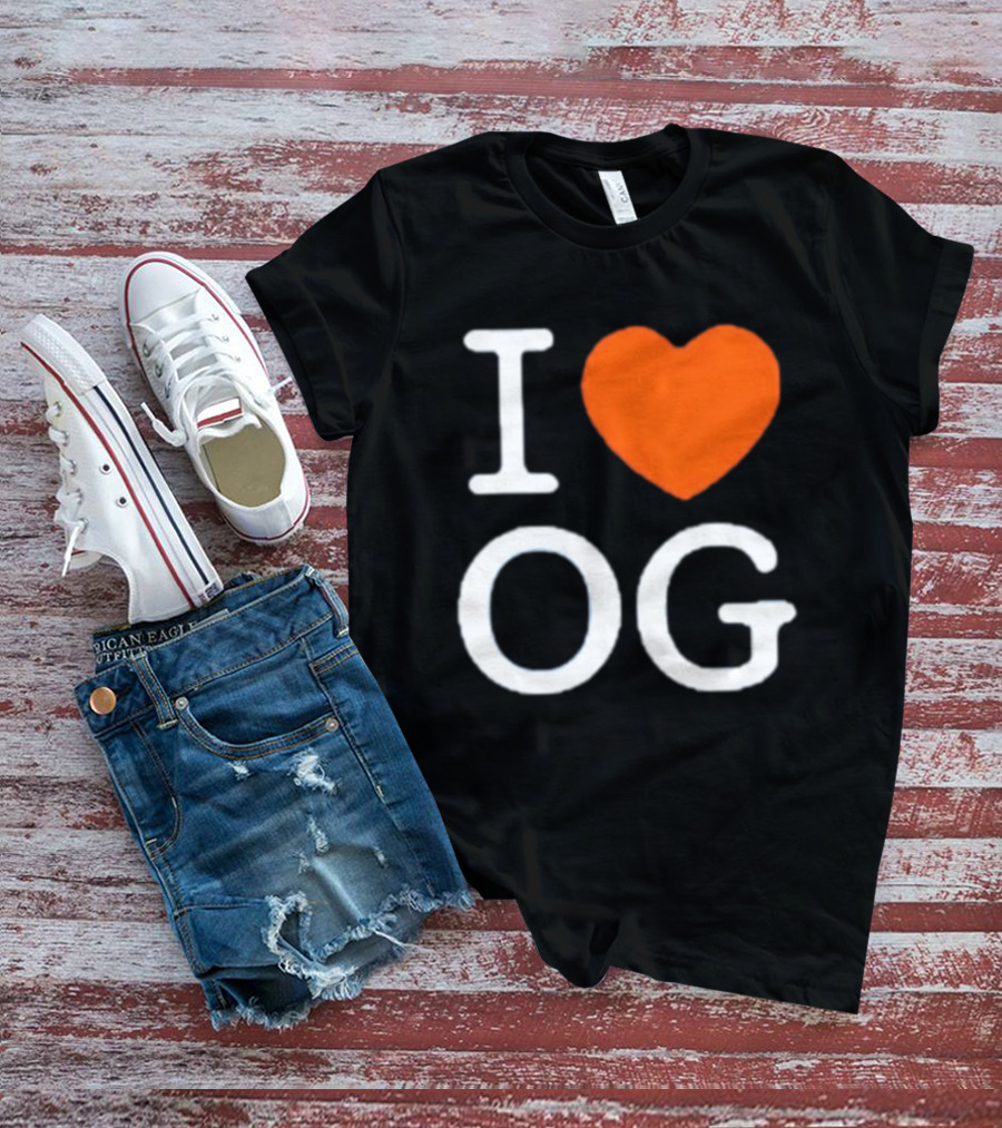 I Love OG Anunoby Orange Heart Knicks T-Shirt