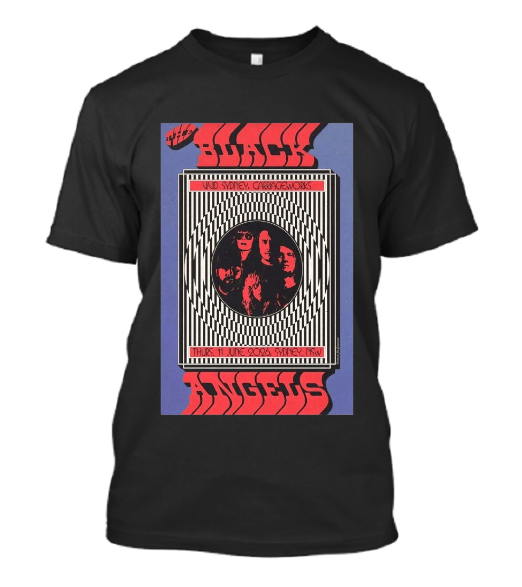 The Black Angels UNID Sydney Carriageworks 11 June 2026 NSW T-Shirt
