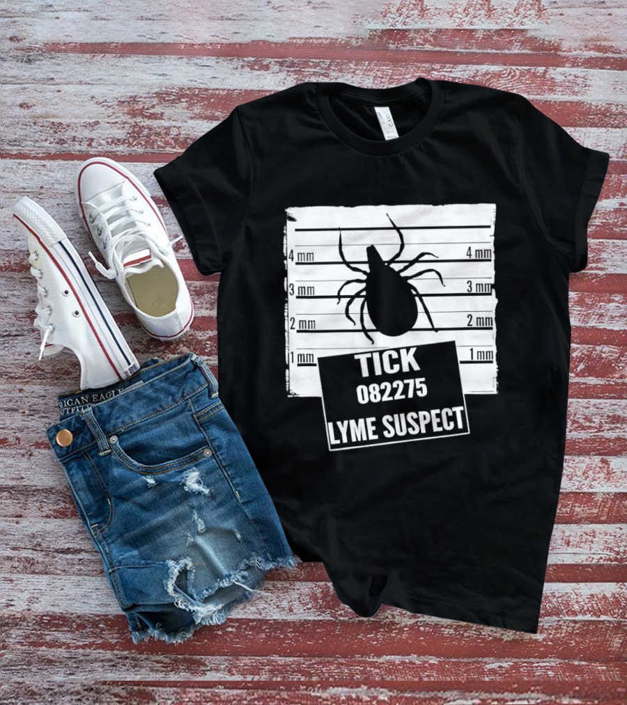 Tick 082275 Lyme Suspect Shot Insect T-Shirt
