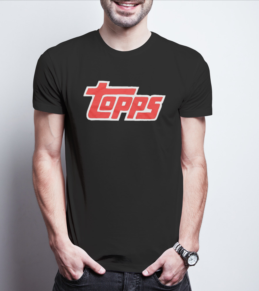 Topps Baseball Card Company Retro Red T-Shirt