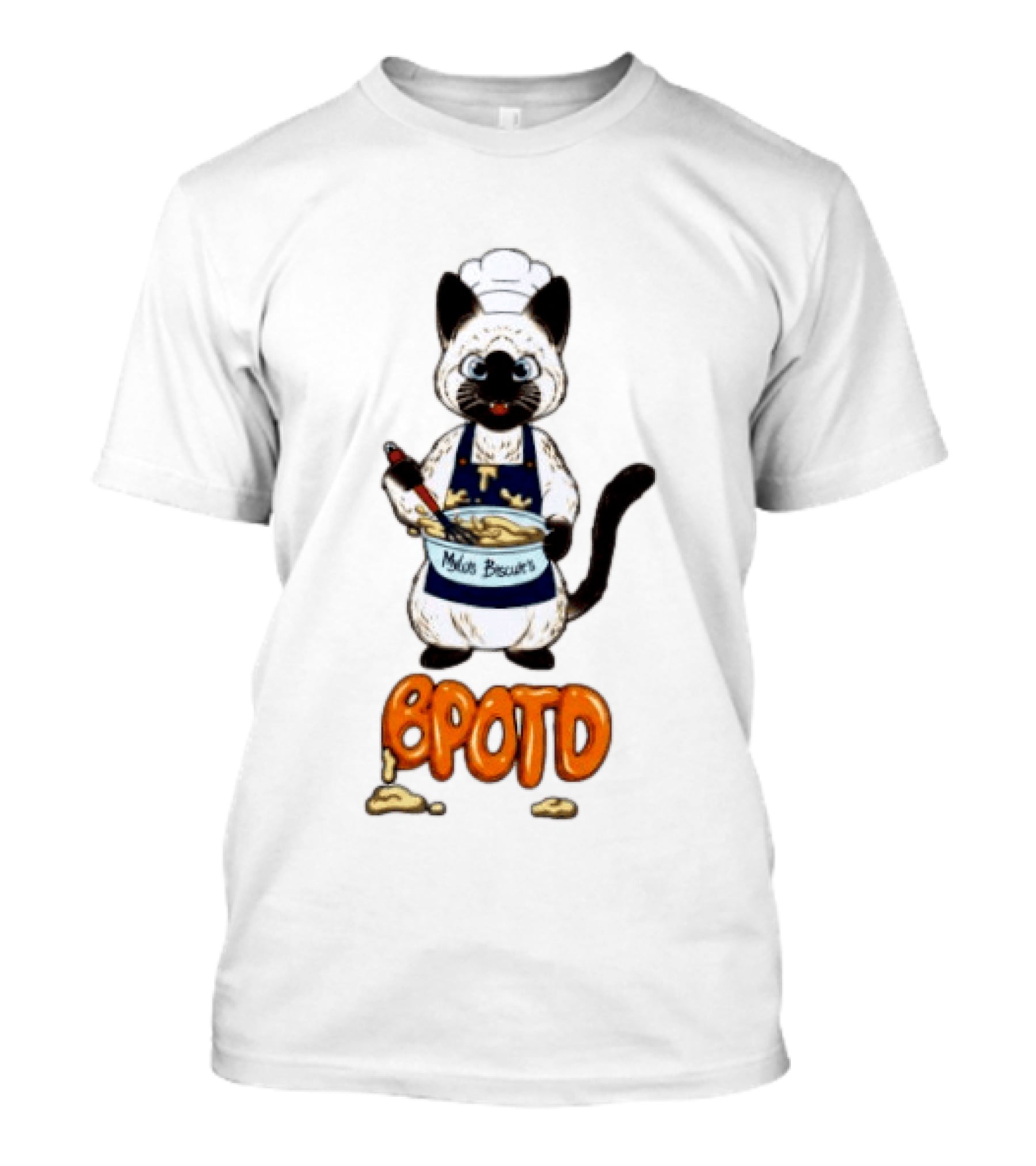 BPOTD Milo's Biscuits Cat Chef Baking T-Shirt