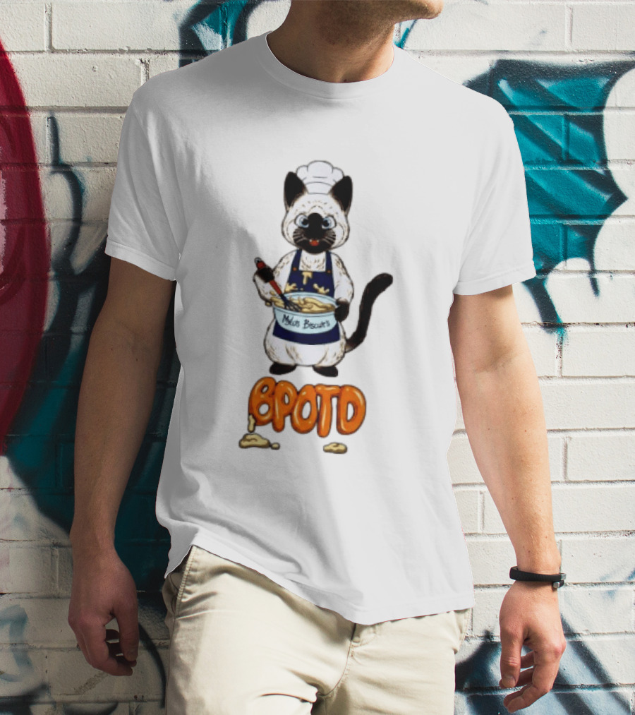 BPOTD Milo's Biscuits Cat Chef Baking T-Shirt