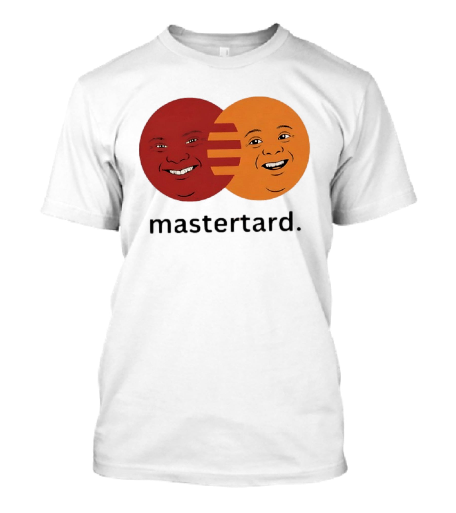 Mastertard Meme Funny Smile Parody Circles T-Shirt