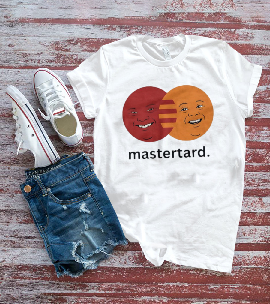 Mastertard Meme Funny Smile Parody Circles T-Shirt