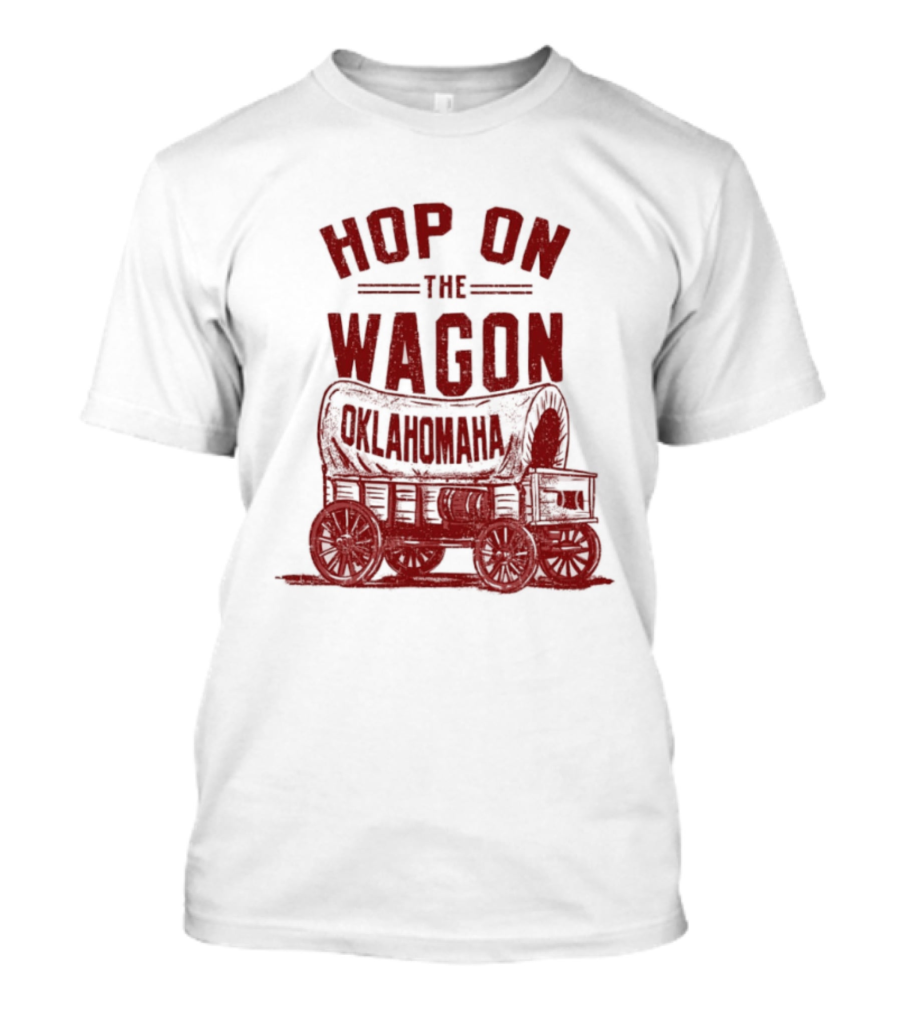 Oklahoma Sooners Hop On The Wagon Team Spirit T-Shirt