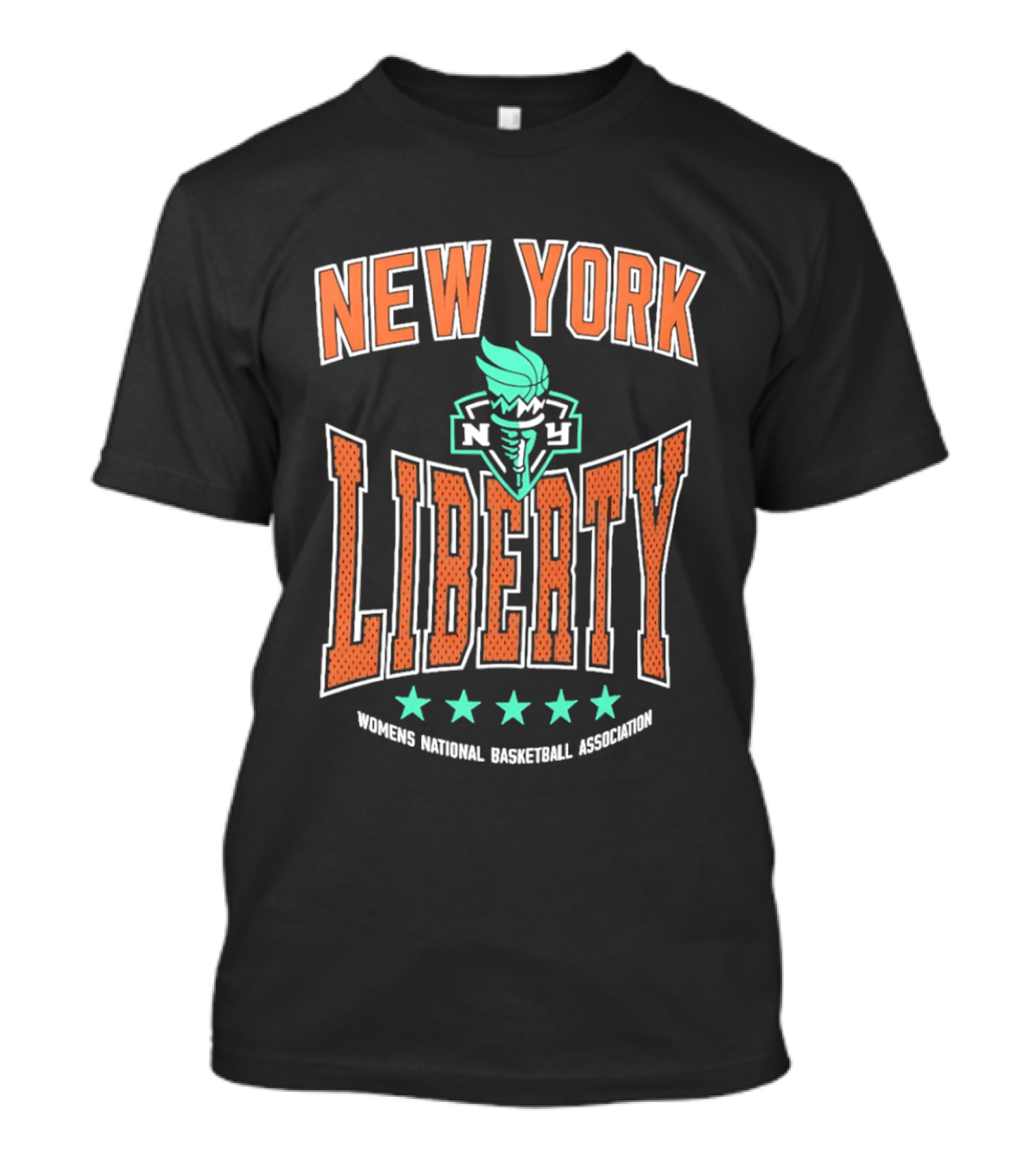 New York Liberty WNBA Women's National Basketball Association 2026 Starter Center Squeeze T-Shirt