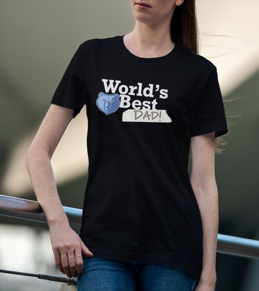 Memphis Grizzlies World's Best Dad 2026 Fathers Day T-Shirt