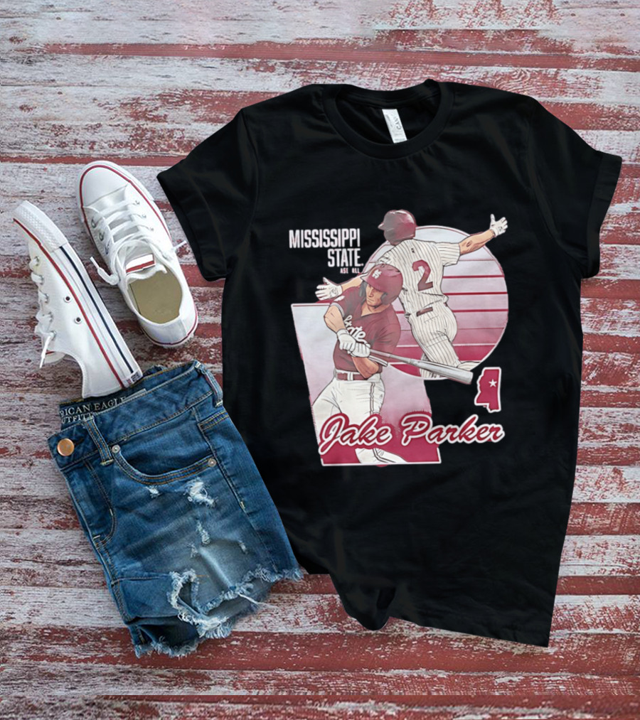 Mississippi State Jake Parker Baseball T-Shirt