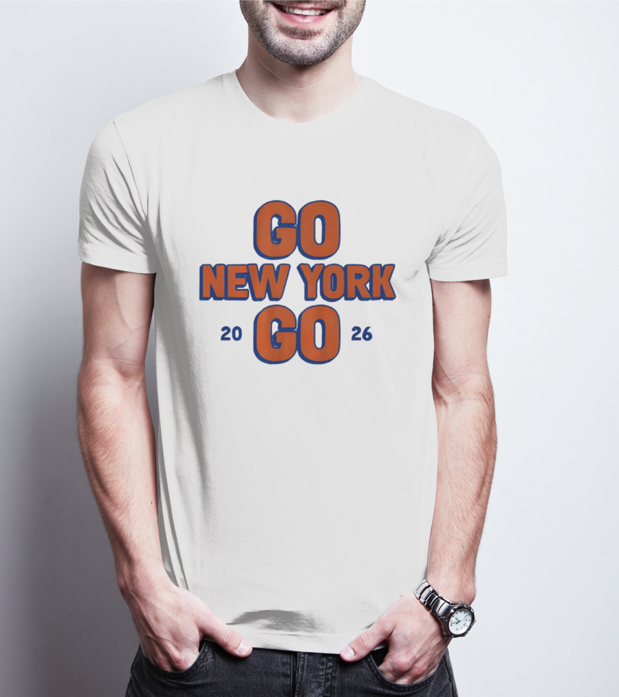 Go New York Go 2026 Knicks Fan T-Shirt