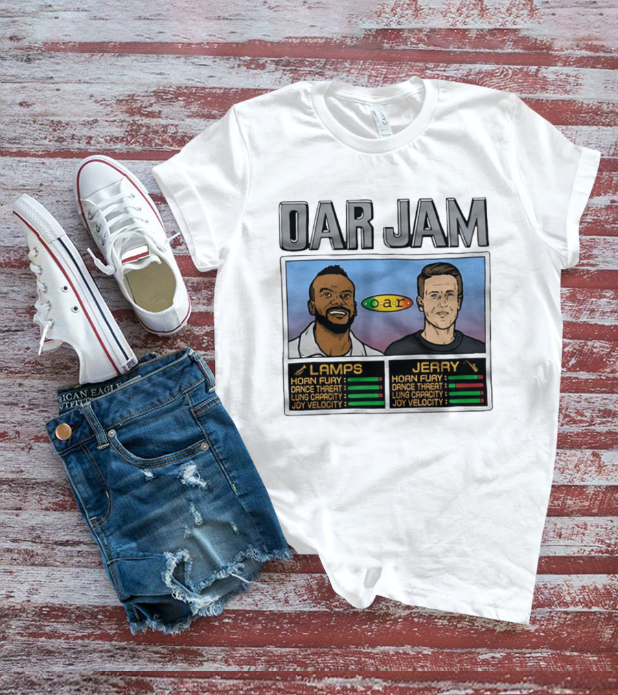 OAR Jam Lamps Jerry Horn Fury Dance Threat Lung Capacity Joy Velocity T-Shirt