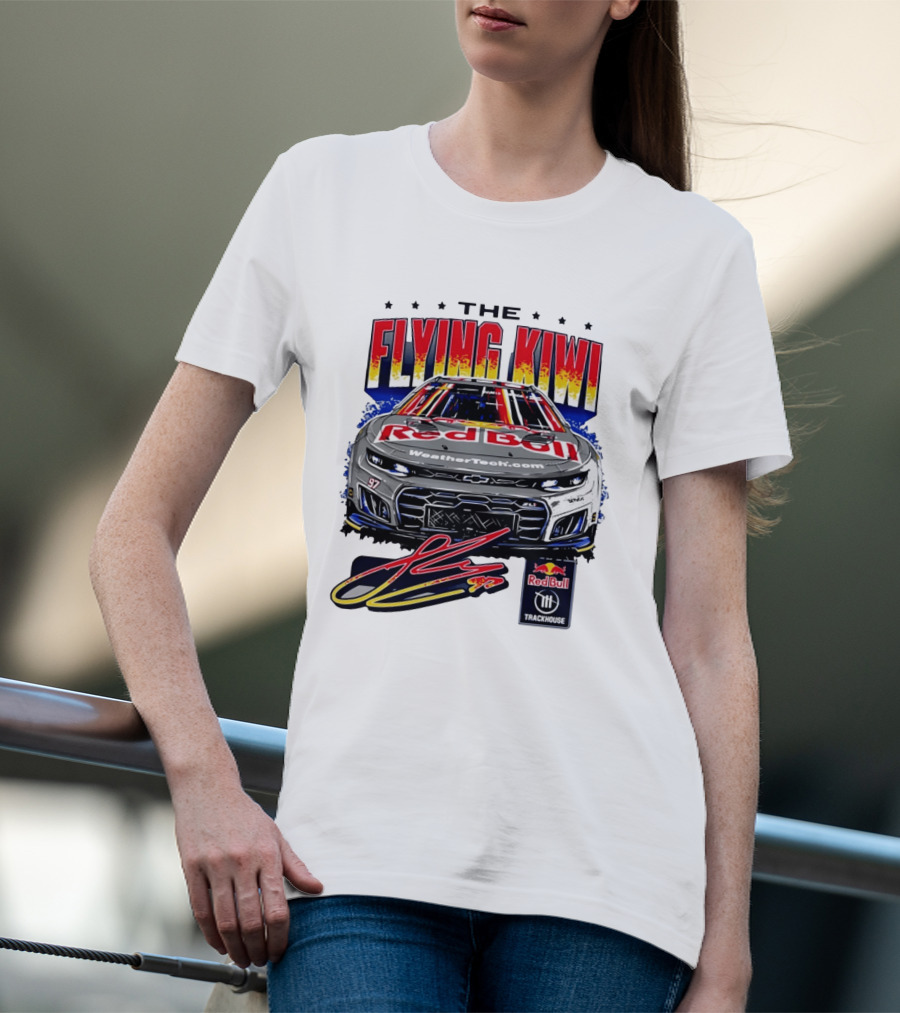 The Flying Kiwi Red Bull WeatherTech No 97 Trackhouse Racing T-Shirt