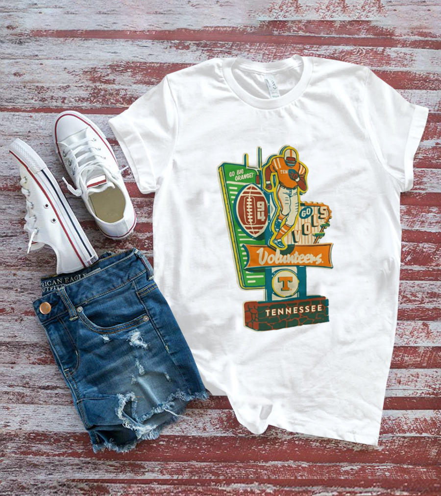 Tennessee Volunteers Football OO Big Orange 94 60s Vols T-Shirt