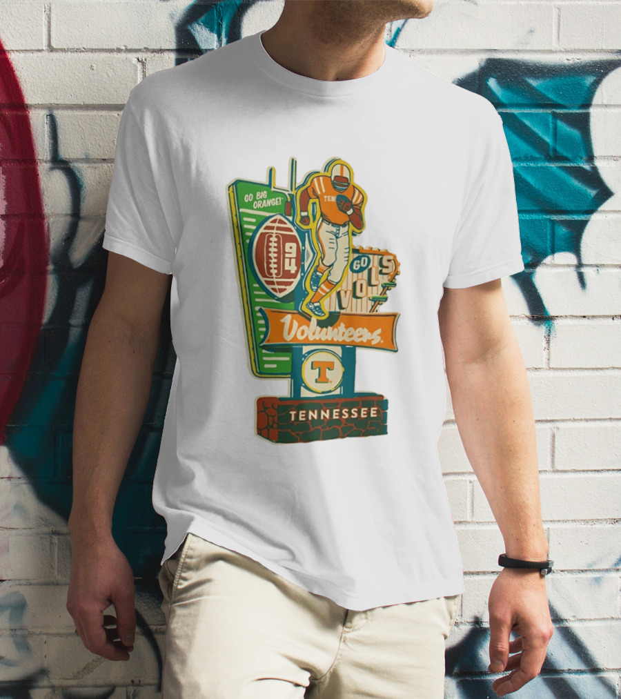 Tennessee Volunteers Football OO Big Orange 94 60s Vols T-Shirt