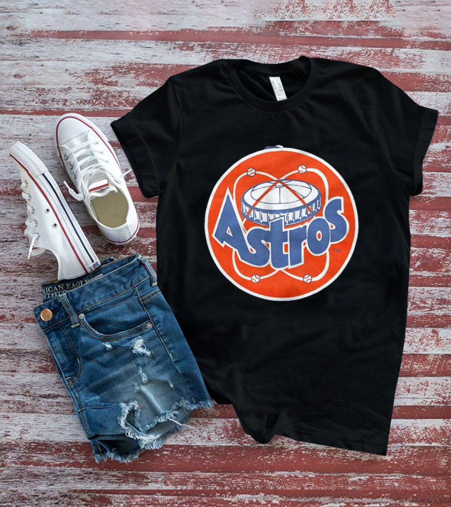 Houston Astros Vintage Astrodome Baseball T-Shirt